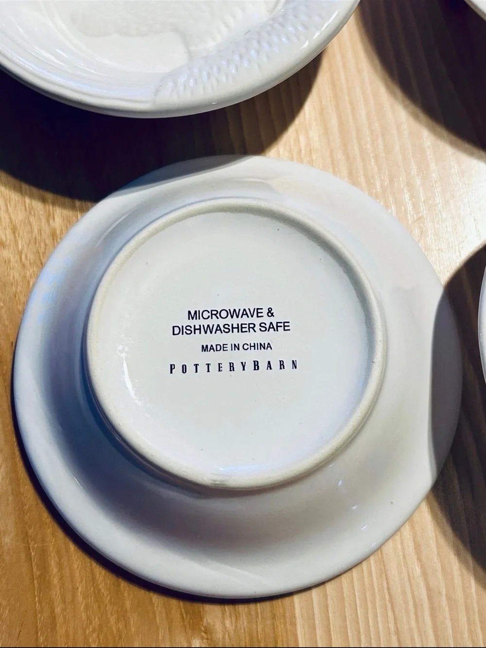Pottery Barn DONDER Deer Embossed Ceramic Dipping Bowls - Set of 4